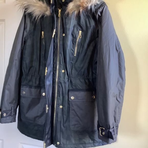 GILI Camo Hooded Anorak Jacket Olive Size 14 - Picture 4 of 15